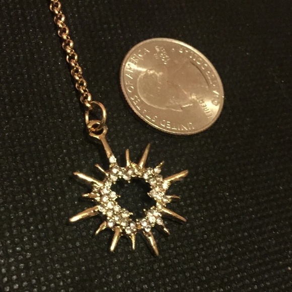 🌟 Lovely velvet lariat starburst sun choker ☀️ - Picture 5 of 8